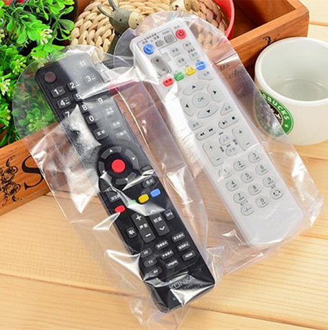 1set=5pcs 27*12cm Dust Proof Waterproof Heat Shrink Film Clear Video TV Air Condition Remote Cover Case Storage Bags Protector ► Photo 1/6