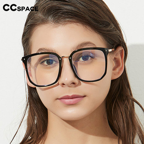 49148 Oversized Square Anti-blue Glasses Frames Men Women Optical Fashion Computer Glasses ► Photo 1/6