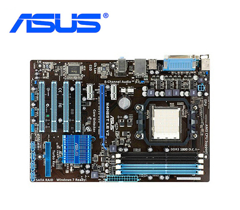 ASUS M4N68T LE V2 Motherboard M-ATX M4N68T LE V2 Systemboard M4N68T DDR3 Socket AM3 For NVIDIA nForce630A Desktop Mainboard Used ► Photo 1/4