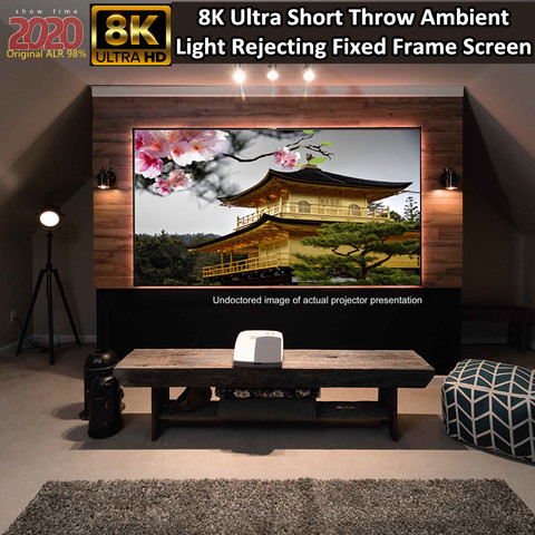 Customized Size 16:9 PET Crystal High Gain ARL Projection Screens Designed for UST projector Home Theater & Meeting Room ► Photo 1/6