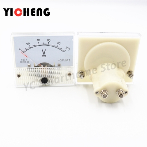 85C1 pointer type DC voltmeter mechanical ► Photo 1/6