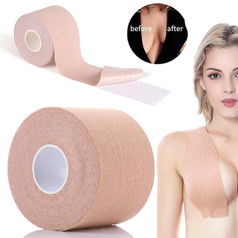 1 Roll Women Push Up Bras For Self Adhesive Silicone Breast Stickers Strapless Body Invisible Bra DIY Breast Lift Up Boob Tape ► Photo 1/6