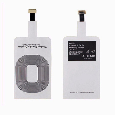 Universal Qi Wireless Charger Transmitter Patch Receiver Adapter Pad for Samsung iPhone 6 6s 5 5s Xiaomi Huawei meizu nokia HTC ► Photo 1/5