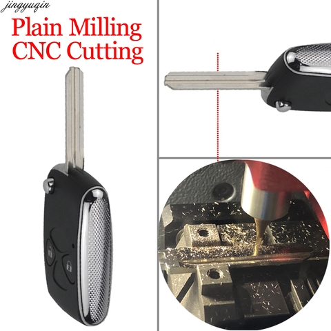 Plain Milling CNC CUTTING SERVICE For KIA Hyundai Citroen Toyota Benz Peugeot BMW Nissan Cut Key Blade NO Include Car Key Shell ► Photo 1/4