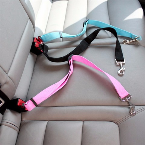 MICATALE Hot Selling Dog Car Seat Belt Dog Leash Collar Breakaway Solid Car Harness Safety Protector Travel Pets Accessories ► Photo 1/6