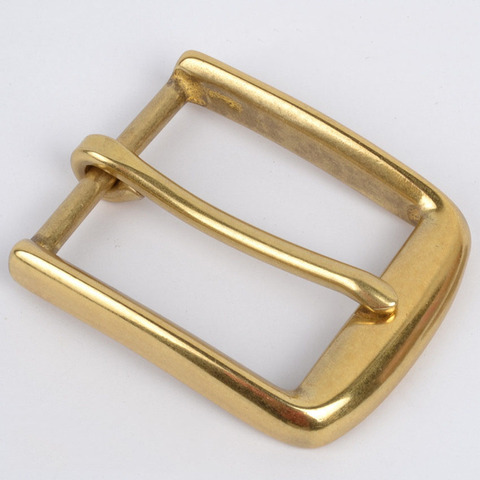 2022 High quality Solid brass pin buckle Men's Belt Buckles DIY Leather Craft Supply for 3.8cm-3.9cm Wide Belt accessories 40mm ► Photo 1/6