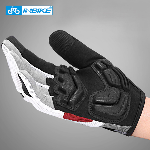 INBIKE Full Finger Cycling Gloves Touch Screen MTB Bike Bicycle Gloves GEL Padded Outdoor Sport Fitness Gloves Bike Accessories ► Photo 1/6