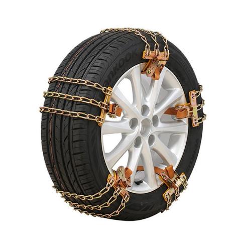 6pcs/set Car Tyre Winter Roadway Safety Tire Snow Adjustable Anti-skid Safety Double Snap Skid Wheel Chains For Car Wheels ► Photo 1/6