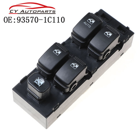 New 14 Pins Left Hand Drive Window Control Switch For Hyundai Getz 2003-2010 Matrix 2006-2011 93570-1C110 935701C110 ► Photo 1/6