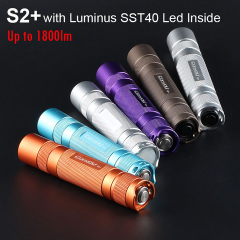 Convoy S2 Plus with Luminus SST40 Led Flashlight 18650 Torch Flash Light High Powerful Mini Linterna Camping Fishing Lanterna ► Photo 1/6