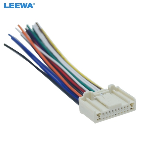 LEEWA CAR STEREO CD/PLAYER WIRING HARNESS ADAPTER PLUG FOR Nissan/Subaru/Infiniti OEM Factory Radio CD #CA3995 ► Photo 1/6