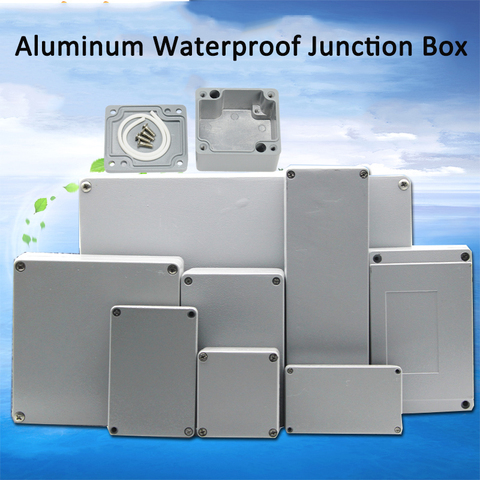 IP66 waterproof aluminium electrical assembly project junction box metal enclosure case hermetic distribution terminal housing ► Photo 1/6