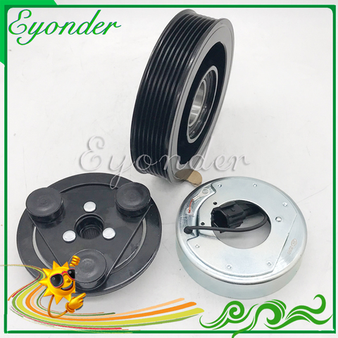 A/C AC Air Conditioning Compressor Magnetic Electromagnetic Clutch Assembly Pulley for NISSAN PATHFINDER R51 FRONTIER D40 2.5 ► Photo 1/3