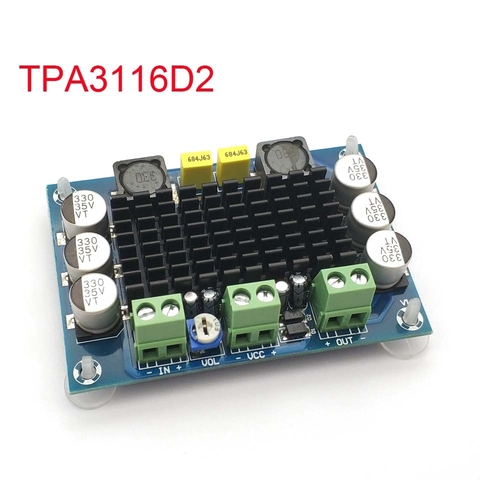 XH-M542 DC 12-26V 100W TPA3116DA Mono Channel Digital Power Audio Amplifier TPA3116D2 Board ► Photo 1/4