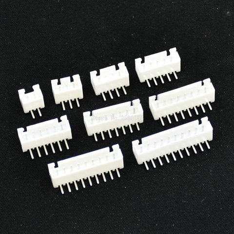 50PCS XH2.54 2p 3p 4p 5p 6p 7p 8p 9p 10pin Right Angle 2.54mm Pitch Terminal Housing Header Connector Wire Connectors Adaptor XH ► Photo 1/3