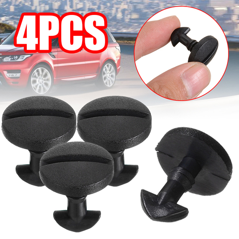 For Land Rover Discovery 3 4 4pcs Black Plastic Rear Bumper Tow Cover Clip Towing Eye Trim DYR500010 Auto Fastener Clip Mayitr ► Photo 1/6