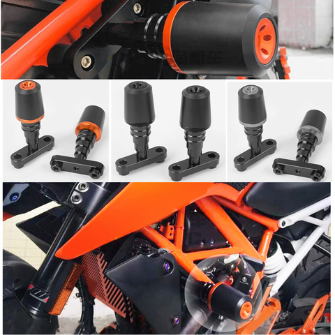 Motorcycle Frame Slider Guard Anti Crash Pads Protector For KTM DUKE 125 200 250 390 2017 2022 Falling Protection ► Photo 1/1