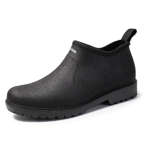 Rain Shoes Men's Winter Woolen Cotton Low Top Fashion Warm Rain Boots Anti-slip  Fishing Shoes Rain Shoes Men Short Rubber Boots - Price history & Review