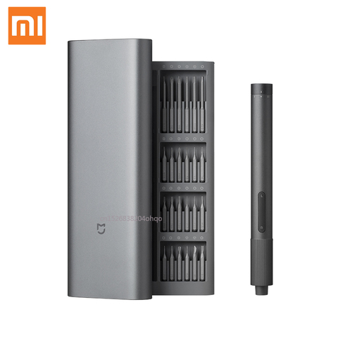 Xiaomi Mijia Electrical Precision Screwdriver Kit 2 Gear Torque 400 Screw 1 Type-C Charging Magnetic Aluminum Case Box 24 S2 ► Photo 1/5