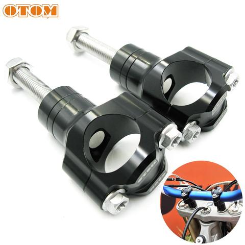 OTOM Motorcycle Handlebar Clamp CNC Aluminum Alloy Bar Clamps 28mm or 1 1/8