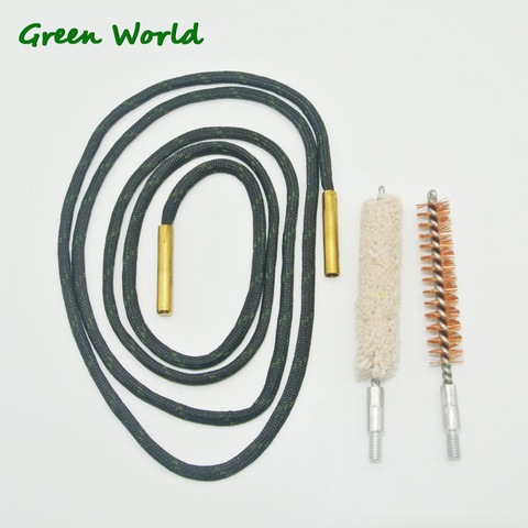 Green World Customized.22cal .25cal.270cal .30cal 9mm .40cal .45cal  Bore Brush Kit,Gun Clean Brush for Rifle Pistol,Thread 8-32 ► Photo 1/5