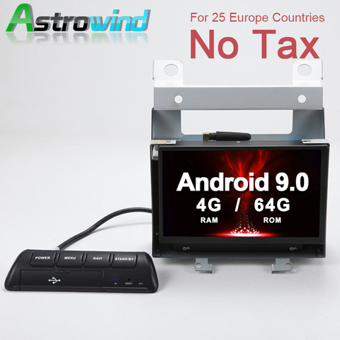 Astrowind 4G RAM Android 9.0 Car GPS Navigation System Radio Stereo Media for Land Rover Freelander 2 Discovery For Range Rover ► Photo 1/4