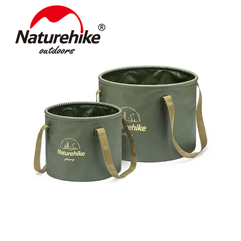 Naturehike  Waterproof   Foldable Basin Portable Travel Folding Bucket Large Capacity Outdoor  Round Bucket NH20SJ040 ► Photo 1/6