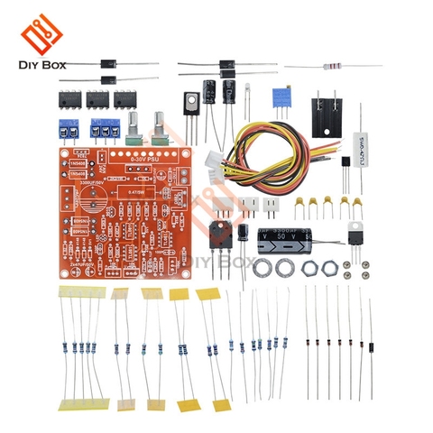 0-30V 2mA-3A DC Regulated Power Supply DIY Kit Continuously Adjustable Current Limiting Protection for School Education Lab ► Photo 1/6