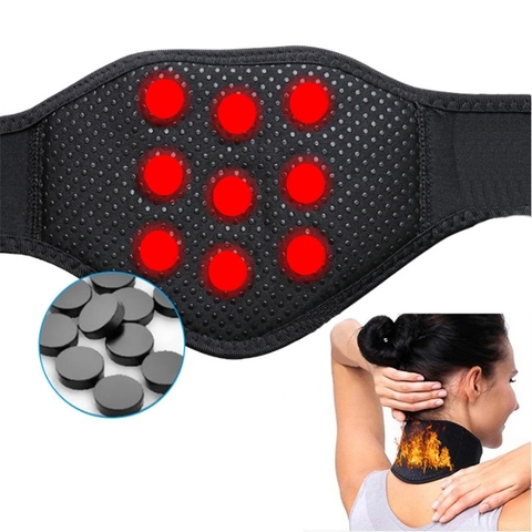 Tourmaline Belt Self-Heating Neck Magnetic Therapy Neck Guard Collar Protection For Dropshipping ► Photo 1/6