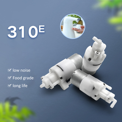 1PCS 310E Mini Air Pump (3V/3.7V/4.5V/6V 1.5LPM) With Foamer Induction Hand Sanitizer Soap Dispenser Mini Bubble Motor ► Photo 1/5