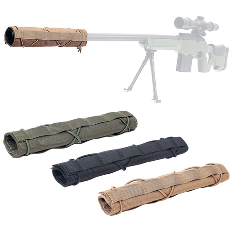 Tactical Suppressor Heat Shield Sleeve Airsoft Gun Silencer Protective Case Military Silencer Protective Cover Hunting Accessory ► Photo 1/6