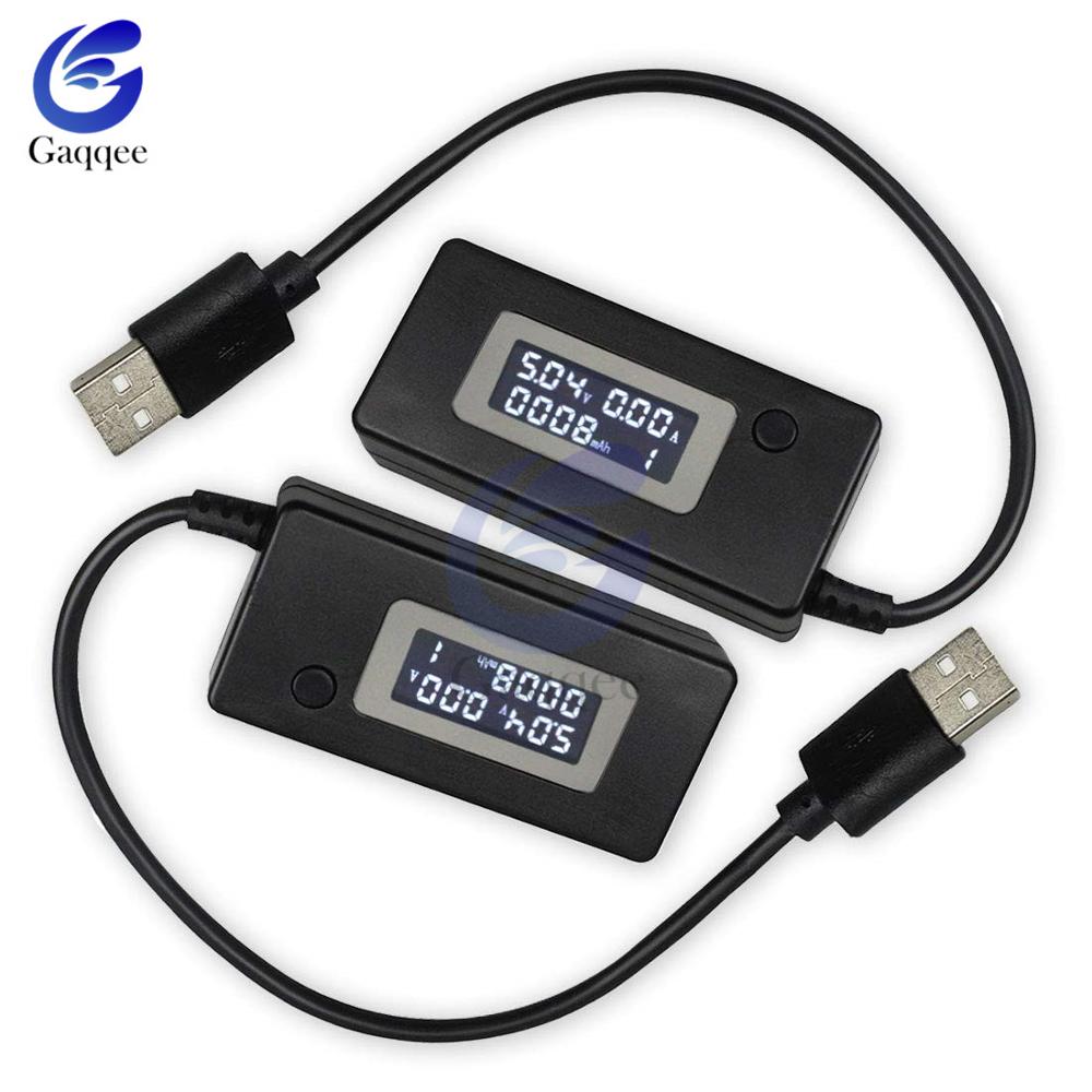 Mini Digital Portable LCD USB Voltage&Current Meter Tester for Mobile Phone JO