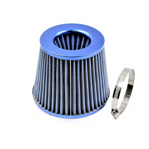 Universal Car Air Filters Performance High Flow Cold Intake Filter Induction Kit Sport Power Mesh Cone 55MM to 76MM ► Photo 1/6