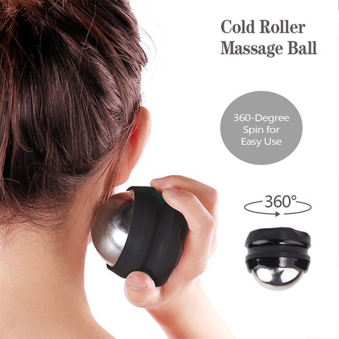 Cold Massage Roller Ball Ice Therapy Body Back Waist Stress Release Muscle Relaxation Essential Oil Massager Health Care Tools ► Photo 1/6