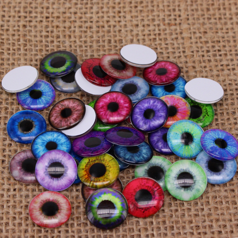 40pcs/lot 14mm Pupil Eye Pattern Thin Eye Chips Suitable for Blythe Doll DIY Making Findings & Components BT014 ► Photo 1/6