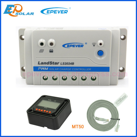 EPEVER 10A 20A 30A with MT50 12V 24V LS1024B LS2024B LS3024B Landstar PWM Programmable Solar Charge controller Free Shipping ► Photo 1/6