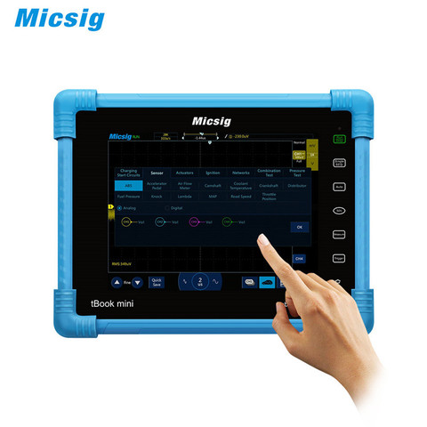 Micsig ATO1104 Digital Tablet Oscilloscope 100MHz 4CH handheld oscilloscope automotive scopemeter oscilloscope osciloscopio ► Photo 1/6