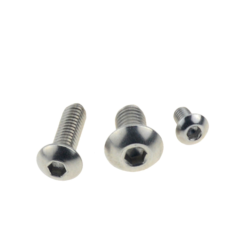 50pcs/Lot M5x8 mm M5*8 mm yuan cup Half round head 304 Stainless Steel Hex Socket Head Cap Screw Bolts ► Photo 1/6