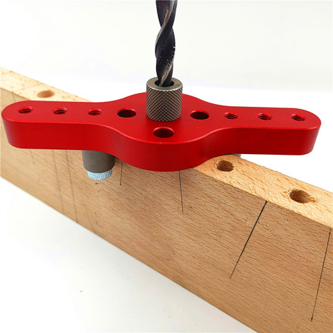 Vertical Pocket Hole Jig 6/8/10mm Woodworking Dowelling Self Centering Drill Guide Kit Wood Drilling Locator  Hole Puncher ► Photo 1/6