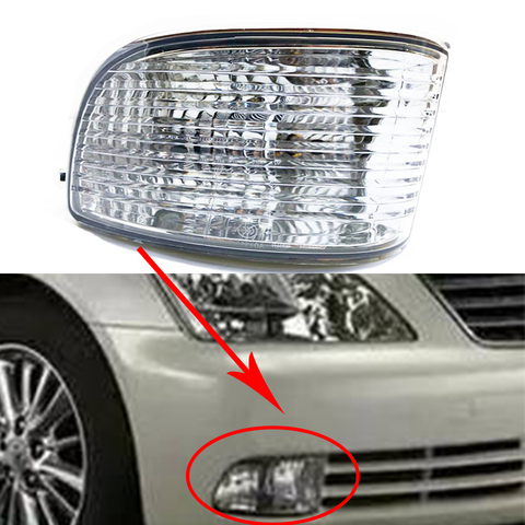 Car Light Accessories For Toyota Crown 2005~2009 Fog Lights Assembly Auto Front Bumper Grille Signal Lamp Driving ► Photo 1/6