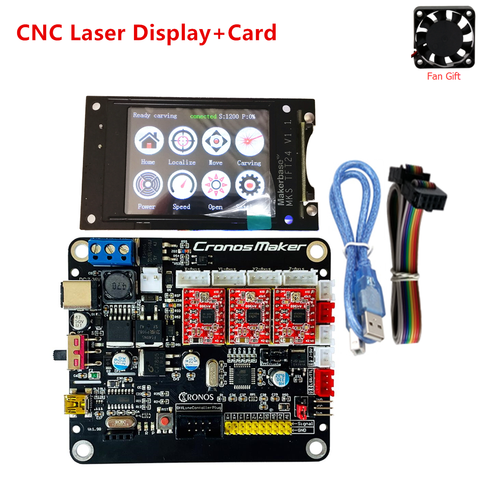 GRBL 1.1 OFFLINE display touch screen monitor MKS DLC control plate Cronosmaker CNC card CNC3018 pro upgrade parts CRONOS board ► Photo 1/6