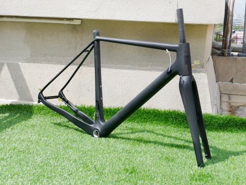 Full Carbon Cyclocross Bike 700C Bicycle Cyclo Cross Disc Brake Thru Axle 142mm * 12mm  Frame  and  Fork  15 * 100m Thru Axle ► Photo 1/5