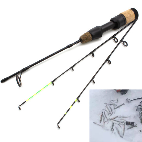 NEW 58cm Winter Ice Fishing Rods 2 tips Spinning Rod Carbon  Fiber Ice pole Ultra-light  Carp Fishing Free shipping ► Photo 1/6