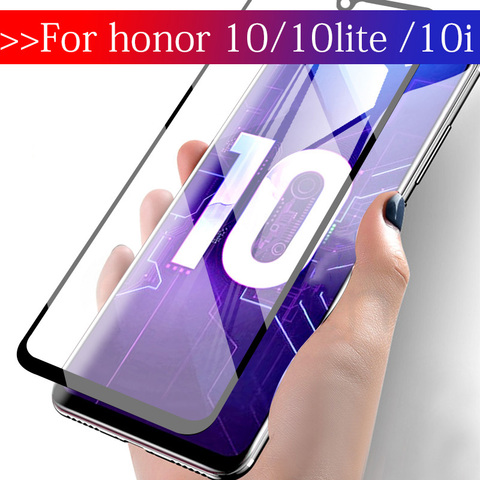 Safety Glass on Honor 10 Lite HRY-LX1 Tempered Protective Glas For Huawei Honer 10i HRY-LX1T 10Lite Film Screen Protector Light ► Photo 1/6