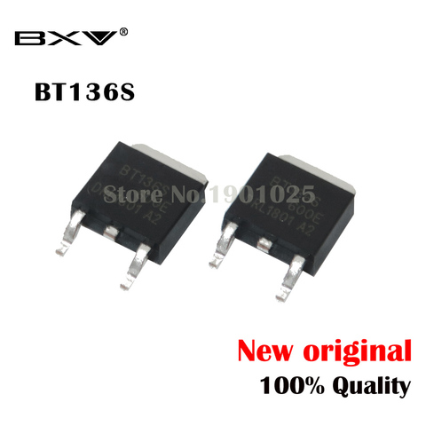 10pcs BT136S-600E TO252 BT136 600E TO-252 BT136S-600 BTS136S 600E SMD new original ► Photo 1/1