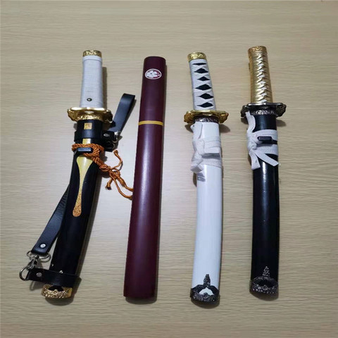 Cosplay Touken Ranbu Gokotai  Wood Sword Katana Role Playing  Hirano Toushirou  Wood Prop Midare Toushirou Weapon Model 55cm ► Photo 1/6