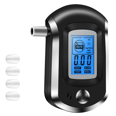 Portable Alkotester Professional Breathalyzer Police Detector