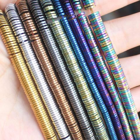 Natural Hematite Plated color 1X2-6mm Round Loose beads,For DIYJewelry making! Mixed wholesale for all items ! ► Photo 1/6