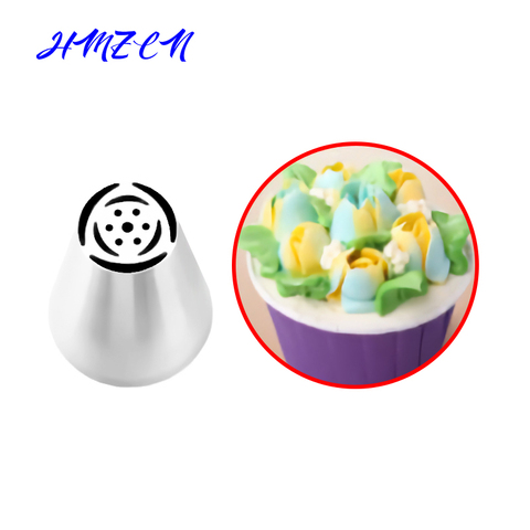 HMZCN Cakes Decoration Set Cookies Supplies Russian Icing Piping Pastry Nozzle Stainless Steel Kitchen Gadgets Fondant Decor ► Photo 1/6