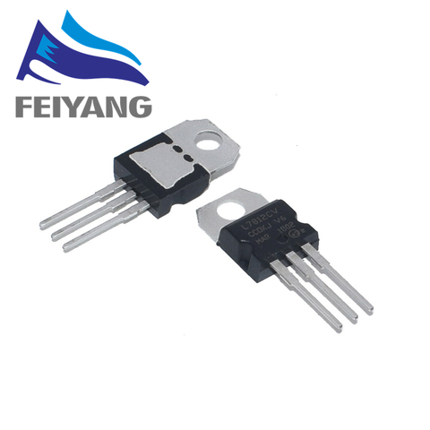 10PCS L7812CV TO-220 L7812 LM7812 7812 Positive-Voltage Regulators ► Photo 1/1